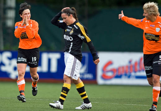 Marlene Sjöberg, Kopparbergs/Göteborg, Lisa de Vanna, AIK