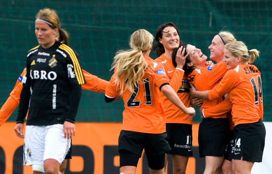 Jessica Julin, AIK och Marlene Sjöberg,