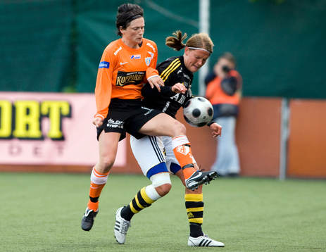 Marlene Sjöberg, Kopparbergs/Göteborg, och Jessica Julin,