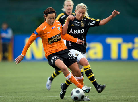 Ingvild Stensland, Kopparbergs/Göteborg, och Louise Fors,