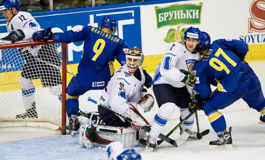 Niklas Bäckström, målvakt, Tony Mårtensson, Per Ledin