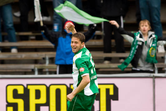 Paulinho Guará, Hammarby gjorde tre mål. Jubel