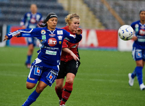 Cristiane, Linköping, drar ifrån Johanna Willander,