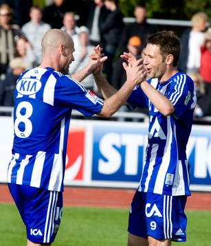 Thomas Olsson, Stefan Selakovic, Göteborg, jubel
