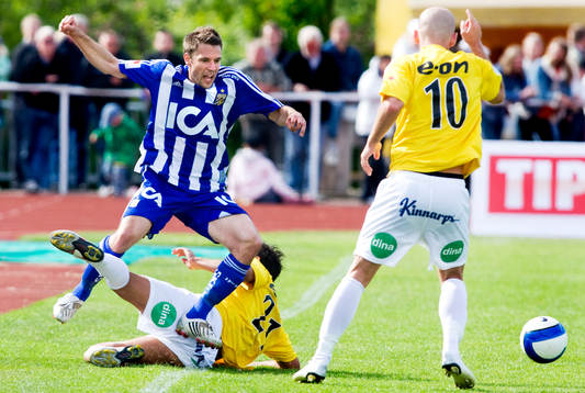 Stefan Selakovic, Göteborg, kapas av Ricardo Penella,
