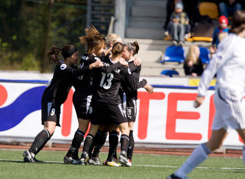 2, Umeå - Frankfurt:  Marta Viera Da Silva, Umeå jublar
