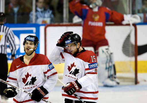 Brent Burns och Dany Heatley