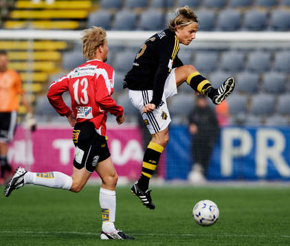 Pierre Bengtsson, AIK, missar bollen