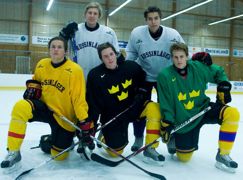 BrFv: Felix Eriksson och Ludvig Rensfeldt. FrFv: Simon
