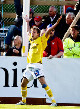 Joel Johansson, Falkenberg, jubel