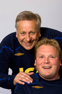 Jörgen Lennartsson och Tommy Söderberg, tränare,