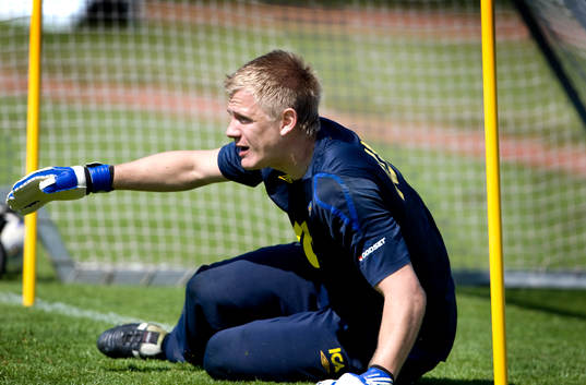 Johan Dahlin, Målvakt