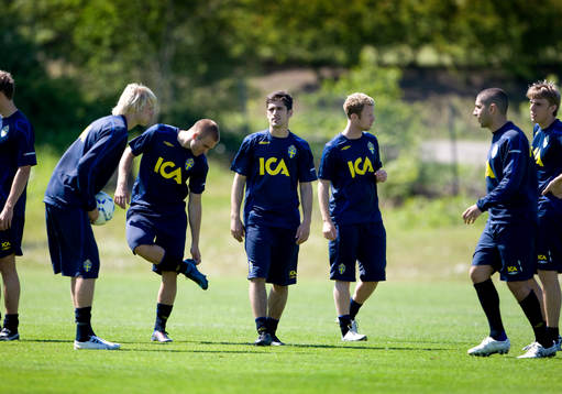Fotboll, Sverige U21 träning