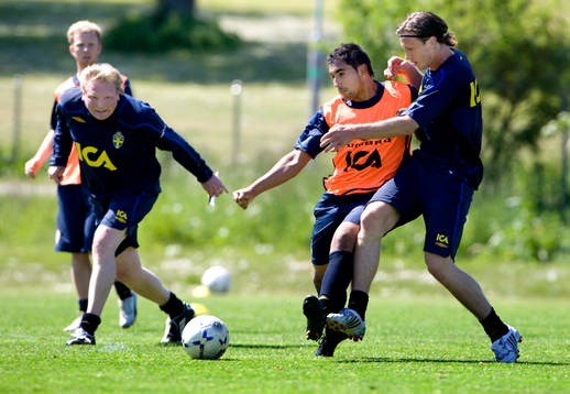Jörgen Lennartsson, tränare till vänster