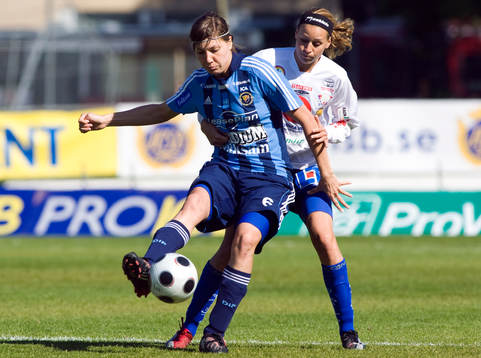 Linda Forsberg, Djurgården och Charlotte Rohlin, Linköping