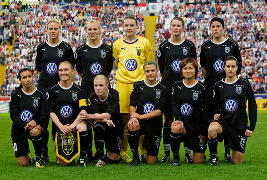 Umeås startelva. Lagbild