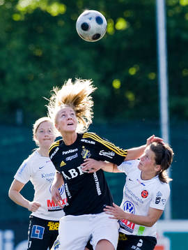 Emma Lundh, AIK och Erla Arnardottir, Kristianstad