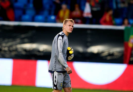 Johan Dahlin, målvakt, Sverige