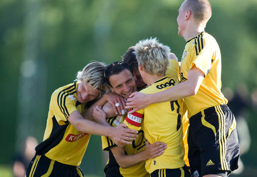 2-1, Burim Rexhepi. Jubel