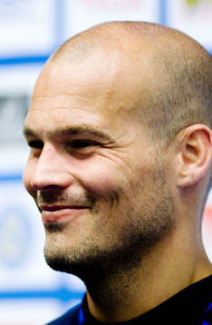 Fredrik Ljungberg, ler, glad