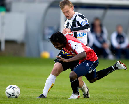 Linus Malmkvist, Landskrona och Boyd Mwila, Örgryte