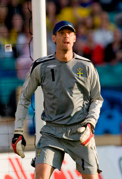 Andreas Isaksson, målvakt, Sverige