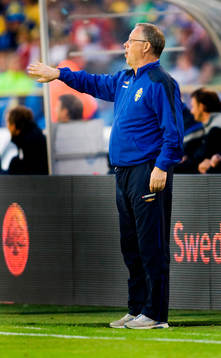 Lars Lagerbäck, förbundskapten Sverige