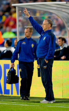 Lars Lagerbäck, förbundskapten Sverige