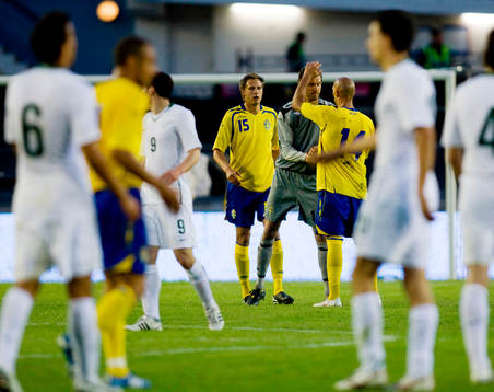Andreas Isaksson, målvakt, Andreas Granqvist, Daniel