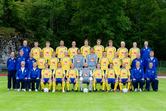 Övre raden fr v.  Johan Allgulander, Mikael Nilsson, Kim