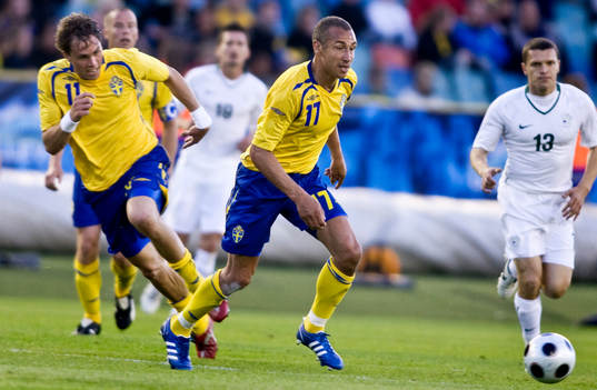 Johan Elmander, Henrik Larsson, Sverige