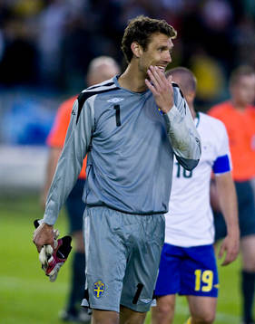 Andreas Isaksson, målvakt, Sverige