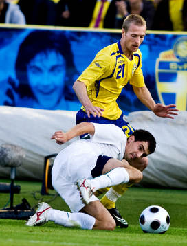 Christian Wilhelmsson, Sverige, Ilic Branko, Slovenien