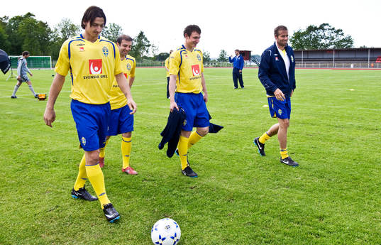 Zlatan Ibrahimovic, Kennedy Bakircioglu, Kim Källström,