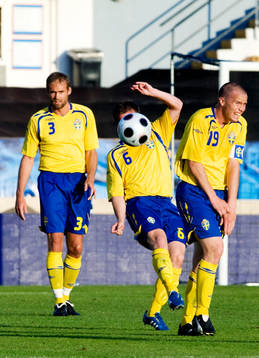 Olof Mellberg, Tobias Linderoth, Daniel Andersson