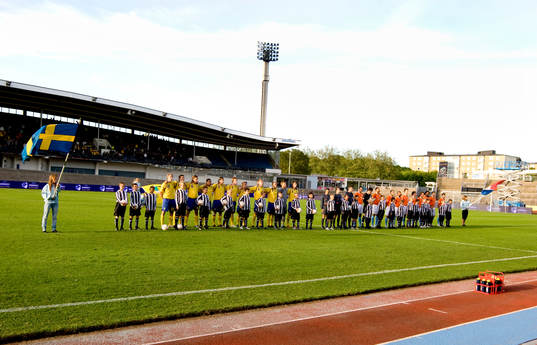 Laguppställning. Malmö Stadion