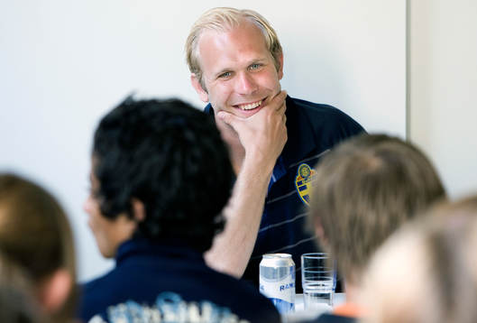 Mikael Dorsin  på Idrottsmuseet VM-58