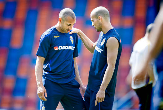 Henrik Larsson och Fredrik Ljungberg