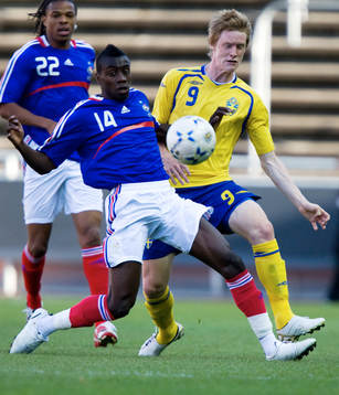 Rasmus Elm och Mouhamadou Dabo