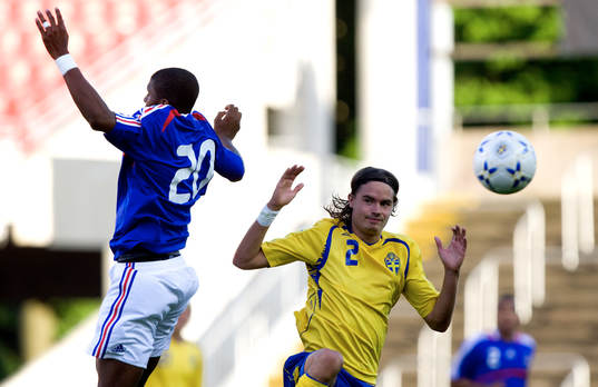 Anthony Modeste och Mikael Lustig