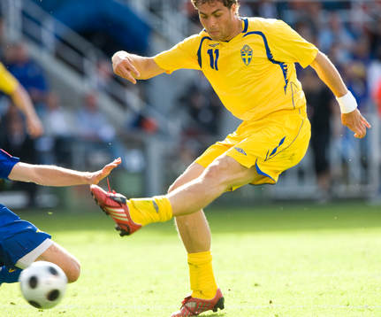 Johan Elmander laddar