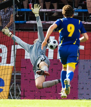 0-1, Rami Shaaban, målvakt, chanslös
