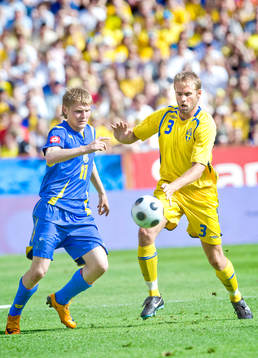 Vladimir Gomenjuk, Ukraina och Olof Mellberg, Sverige
