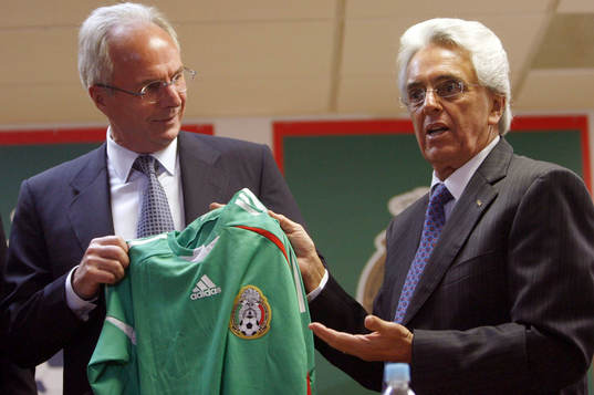 Sven Göran Eriksson ny förbundskapten för Mexiko här