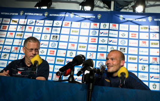 Lars Lagerbäck, Förbundskapten och Fredrik Ljungberg,