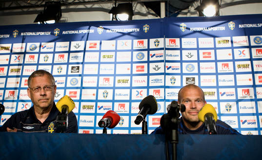 Lars Lagerbäck, Förbundskapten och Fredrik Ljungberg,