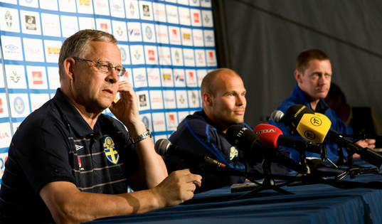 Lars Lagerbäck, Förbundskapten och Fredrik Ljungberg,