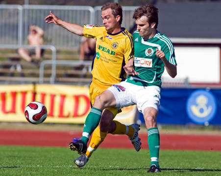 Patrik Larsson, Ängelholm  och Peter Motas, Väsby
