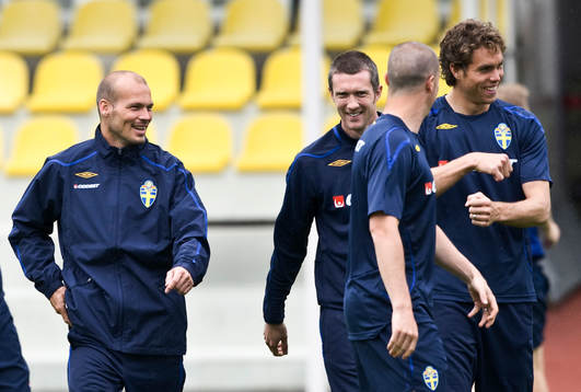 Fredrik Ljungberg, Mikael Nilsson och Johan Elmander