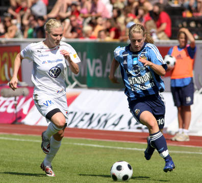 Anna Paulsson, Umeå och Linda Sällström, Djurgården